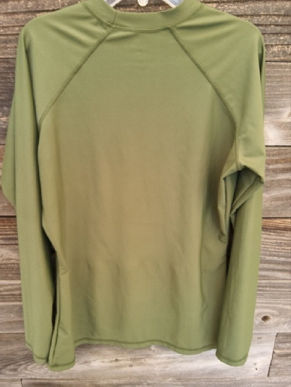 Hurley Green Rashguard Long Sleeved Size 1X - Picture 7 of 8